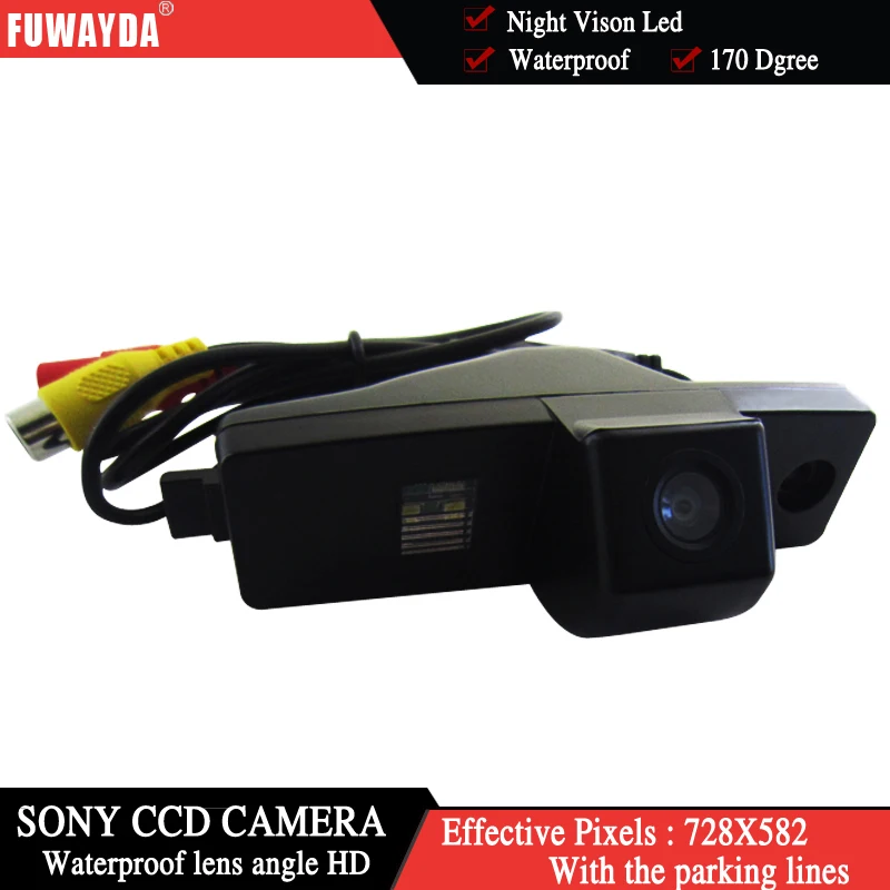 FUWAYDA парковочная помощь для SONY CCD HD камера заднего вида Toyota Highlander Kluger Lexus RX300 |