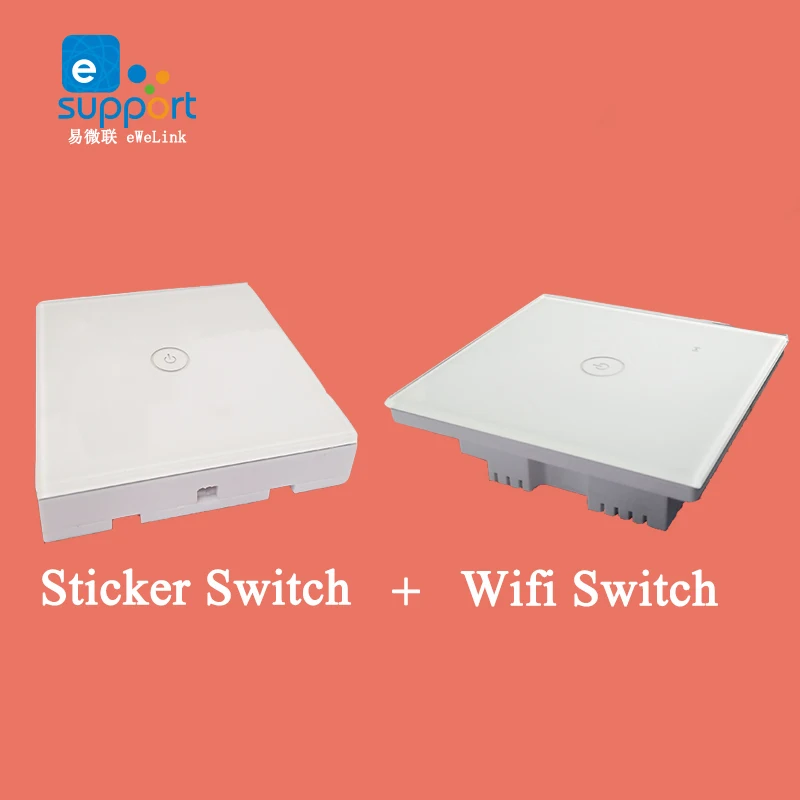 2017 Ewelink 1 Gang 2way WiFi Wall Light Touch Switch Panel with free position flexible 85-250V IOS Andorid Phone Remote | Электроника
