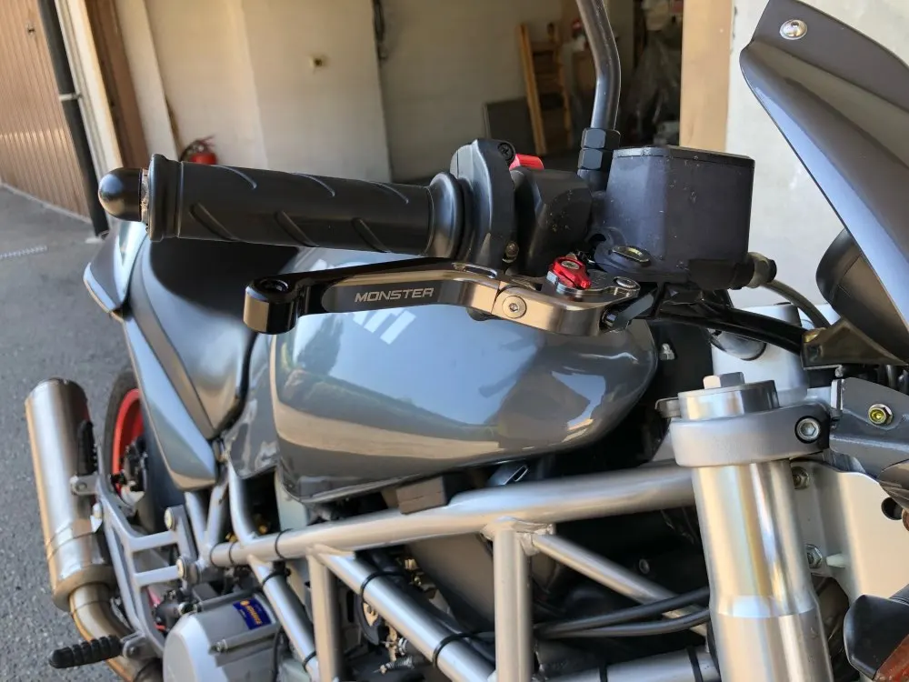 Для поездок на мотоцикле Ducati Monster 696 695 796 400 620 797 M600 M900 M620 мотоцикла с ЧПУ Регулируемая Складная Выдвижная сцепные рычаги
