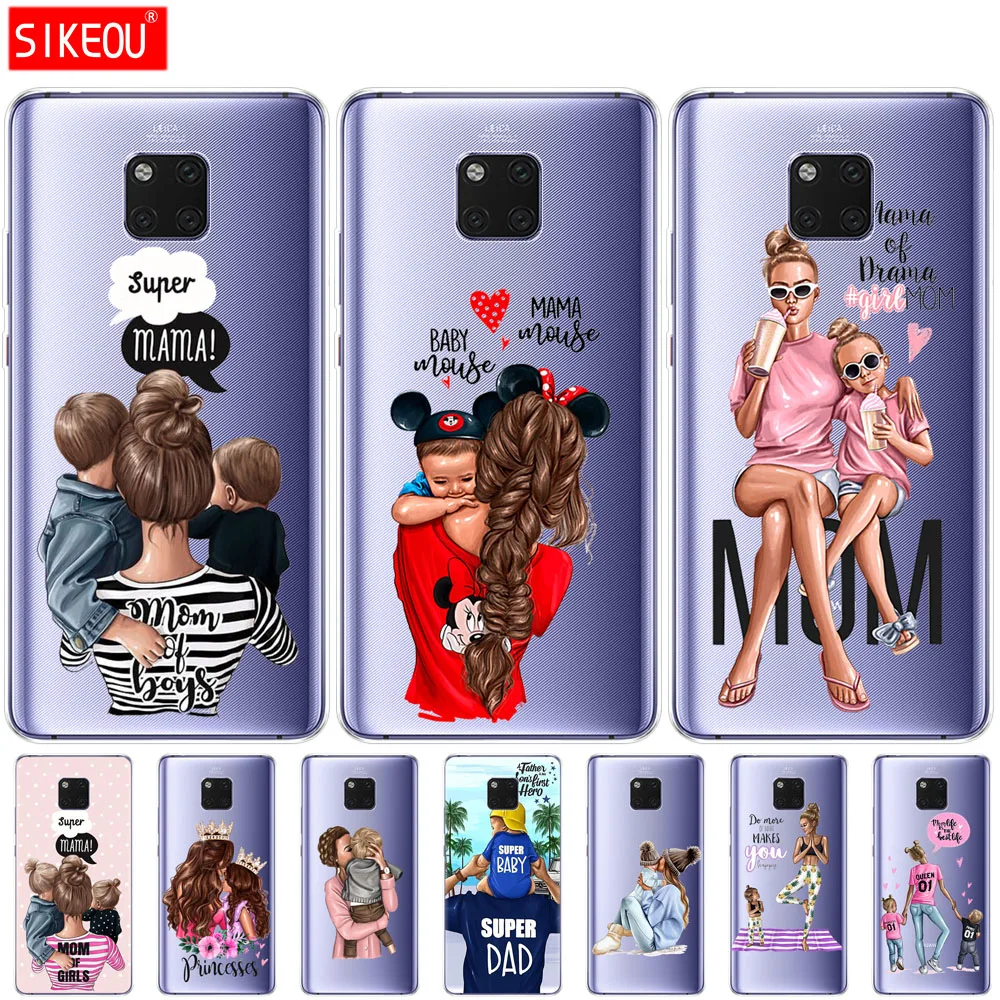 Чехол для Huawei P30 PRO LITE задняя крышка huawei mate 20 pro lite p smart 2019 plus мамы папы девочки |