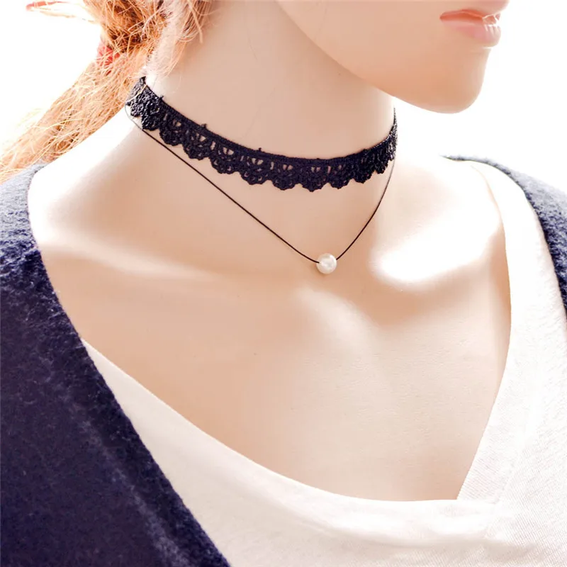 Многослойные имитация перл кулон ожерелье оригинальный дизайн ювелирных