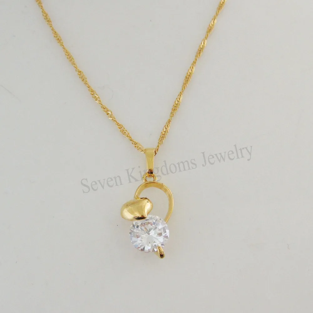 Минимальный заказ 10 долларов США смесь дизайна новое ожерелье из желтого золота