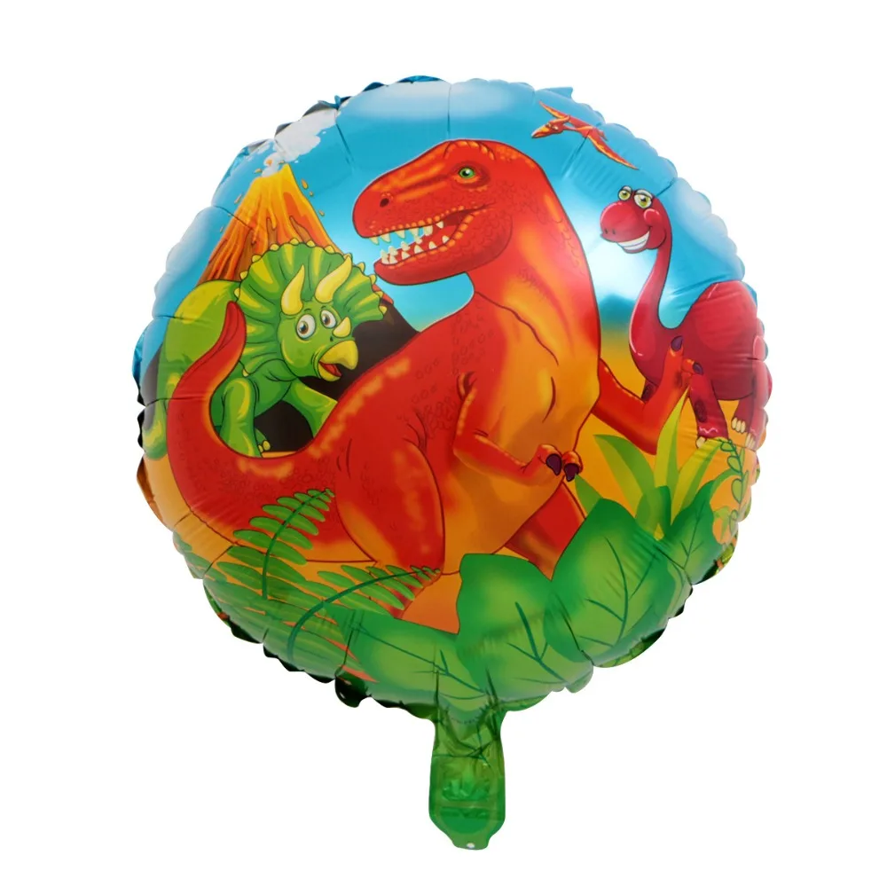 18inch ballon2X 1pcs 16 шт./компл. джунгли динозавр тема вечерние форма для выпечки тортов DIY Декор торт фигурки жениха и невесты принадлежности для выпечки тортов для детей День рождения Подарки Поставки - Цвет: 18inch ballon2X 1pcs