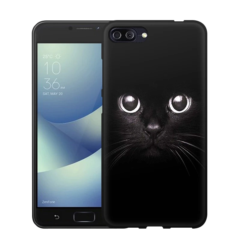 Чехол EiiMoo для телефона ASUS Zenfone 4 Max ZC554KL силиконовый мягкий ТПУ мультяшный чехол