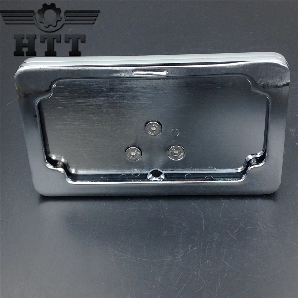 Aftermarket Бесплатная доставка мотоцикла хромированный Кронштейн номерного знака