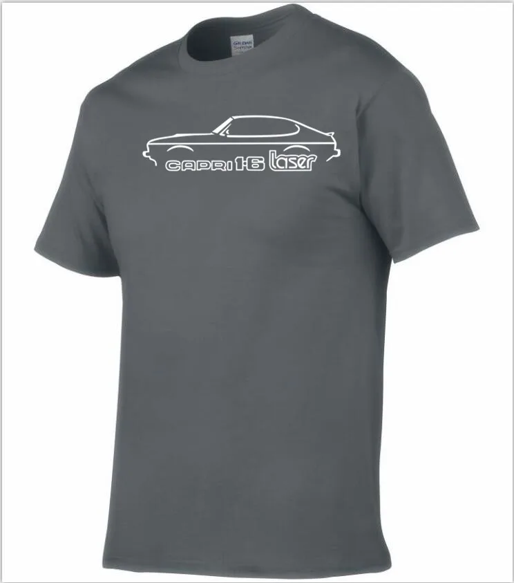 AUTOTEES футболка для FORD Ретро 80-х годов Капри 1 6 Лазерная Классическая машина