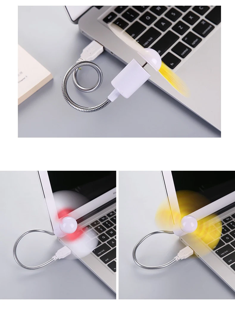 Маленький гибкий USB металлический вентилятор гаджеты охлаждающий вентилятор для офисного стола крутой регулируемый дисплей вентилятор для ПК ноутбука Настольный вентилятор