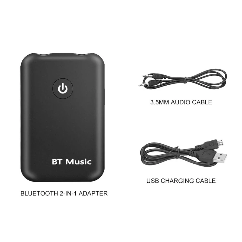 2 в 1 Передача приема беспроводной Bluetooth 4,2 AUX адаптер 3,5 мм разъем аудио для столов ТВ домашняя звуковая система Автомобильная стерео система
