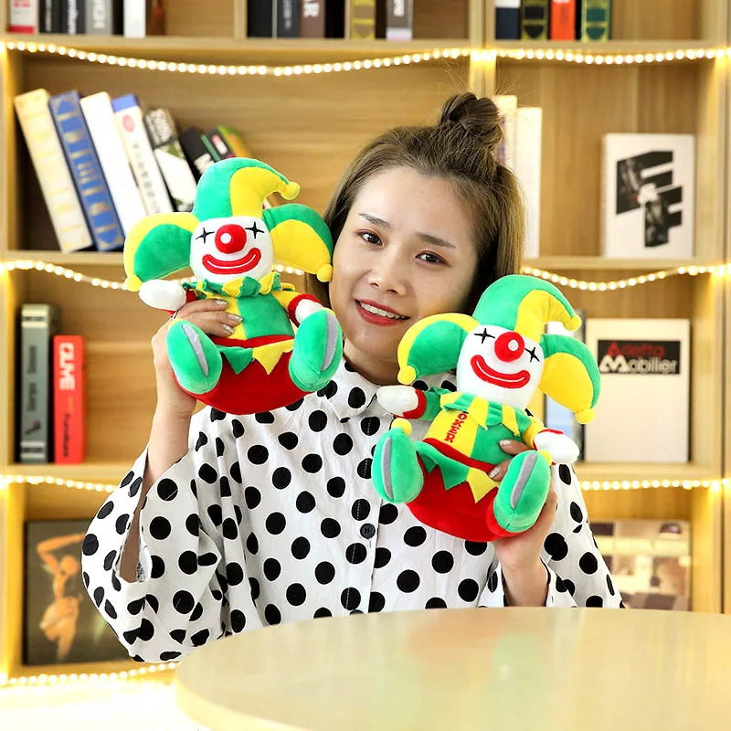 Candice guo плюшевая игрушка мягкая кукла мультяшный красочный цирковый клоун