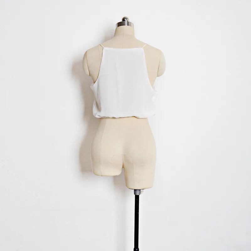 

Fashion Elastic Hem Plaid Camis Crop Tops Shirt Women Lace Sleeveless Halter Short Camisole Vest Clothing