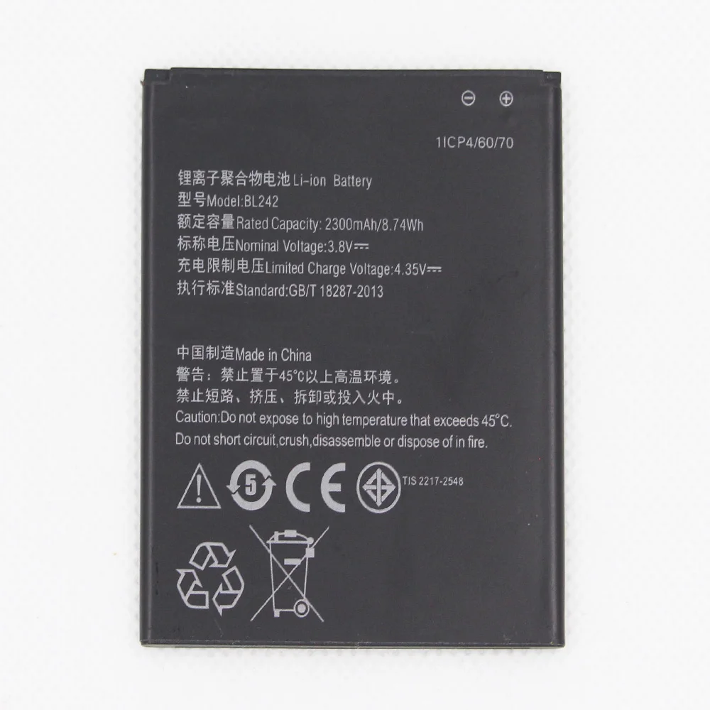

5 шт./лот BL242 аккумулятор для Lenovo Lemeng K3 K30-T K30-W Φ K10E70 A3580 A3860 A3890 A3900 A3910 A3910e70 аккумулятор
