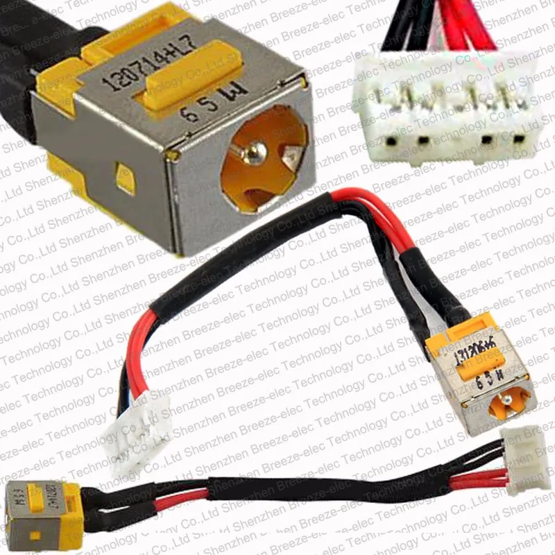 

5pieces/LOT Laptop DC Power Jack Connector Harness Cable wire socket For Acer Extensa 5220 5230 5310 5315 5330 5420 5430 serties
