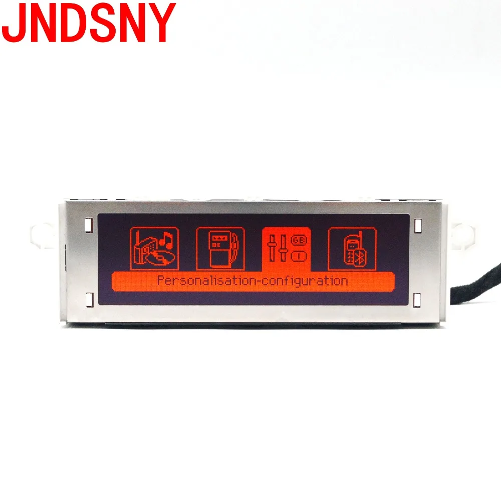 JNDSNY красный экран Поддержка USB и Bluetooth дисплей красный монитор 12 pin для peugeot 307 207 408 citroen C4 C5 красный экран. 12 pin
