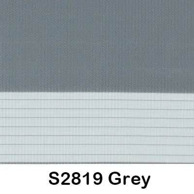 S2819 Grey EWAY CASA зелёные шторы рулонные жалюзи жалюзи горизонтальные шторы рулонные шторы жалюзи Индивидуальные УФ-защита милдью радуга рулонные шторы Зебра слепой Sun Shadow тени жалюзи нет. S28 серии - Цвет: S2819 Grey