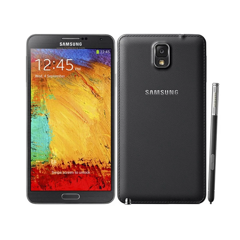 Восстановленный разблокированный сотовый телефон Samsung Galaxy Note3 5 7 дюйма