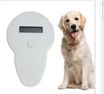 READELL 134,2 кГц FDX-B Led животное чип собака считыватель Pet ID RFID микрочип ручной сканер