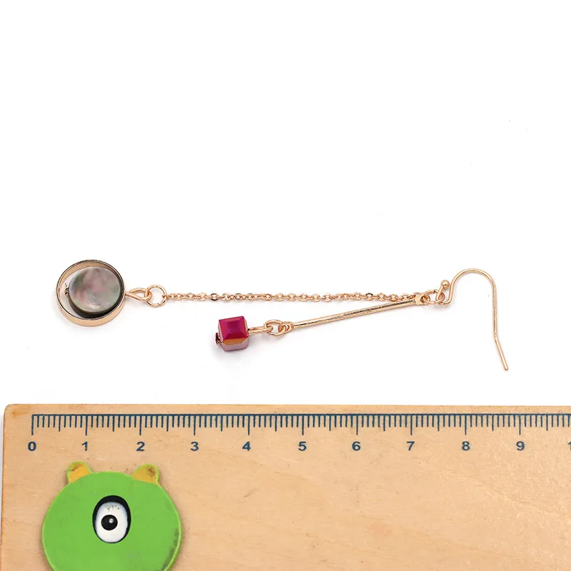 Юран милые Нитки строка Висячие Серьги Элегантный акрил длинные Длинные серьги