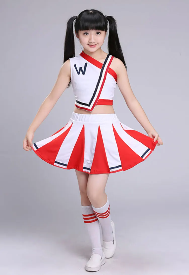 Детский спортивный костюм для болельщиков школьная форма девочек выступлений