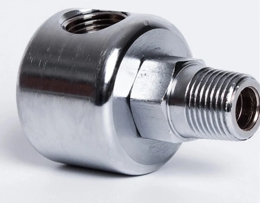 (10 шт. в партии) 3/8 &quotNPT железо с хромированной отделкой 4000 PSI поворот на 90