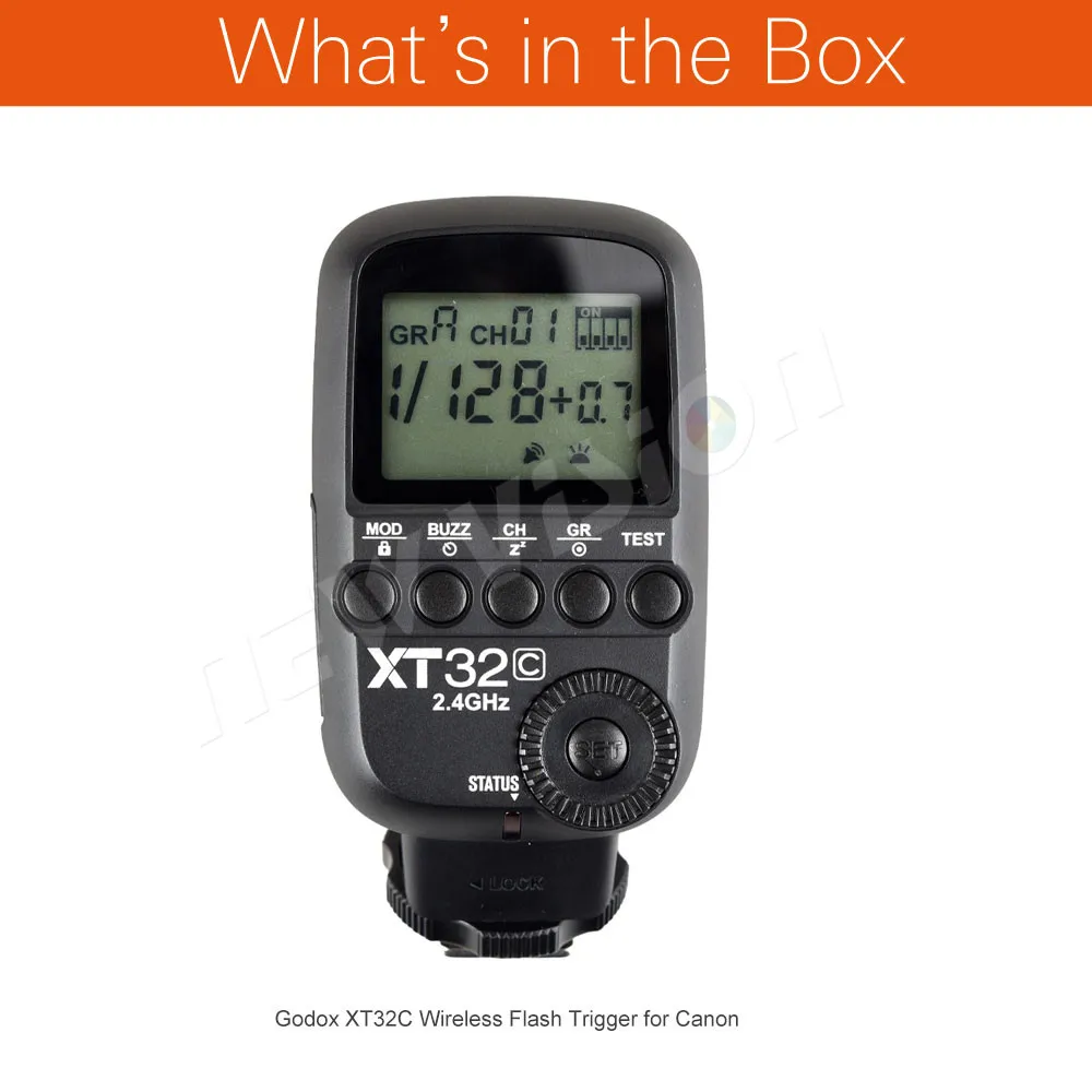 Godox XT32C 2 4G беспроводной 1/8000s высокоскоростной синхронизатор вспышки триггер для X