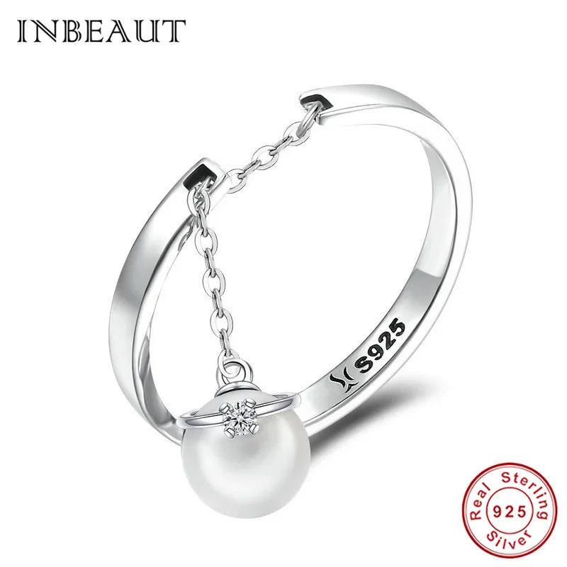 INBEAUT 925 пробы Серебряные Кольца Птицы с милой бабочкой регулируемое кольцо для девочек