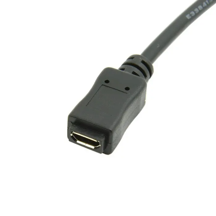 3 фута 100 см Micro USB 5 контактный тип штырь гнездо удлинитель Эластичный кабель для SSD
