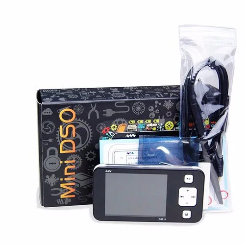 CCDSO DS211 Цифровой Осциллограф портативный ЖК дисплей USB осциллограф для автомобиля