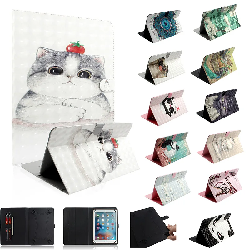 For Galaxy Tab S2 9.7 Protective PU Leather Cover Case samsung galaxy SM-T810 T815 -10.1 inch tablet Universa | Компьютеры и офис