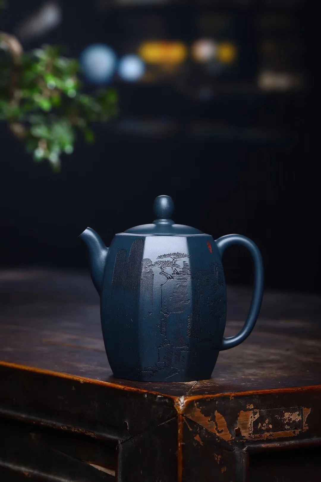 Эмалированный керамический чайный горшок Gao Si Fang Azure Mud Fan Yu Jun чистый ручной чайный набор,, заказной кусок поколения волос