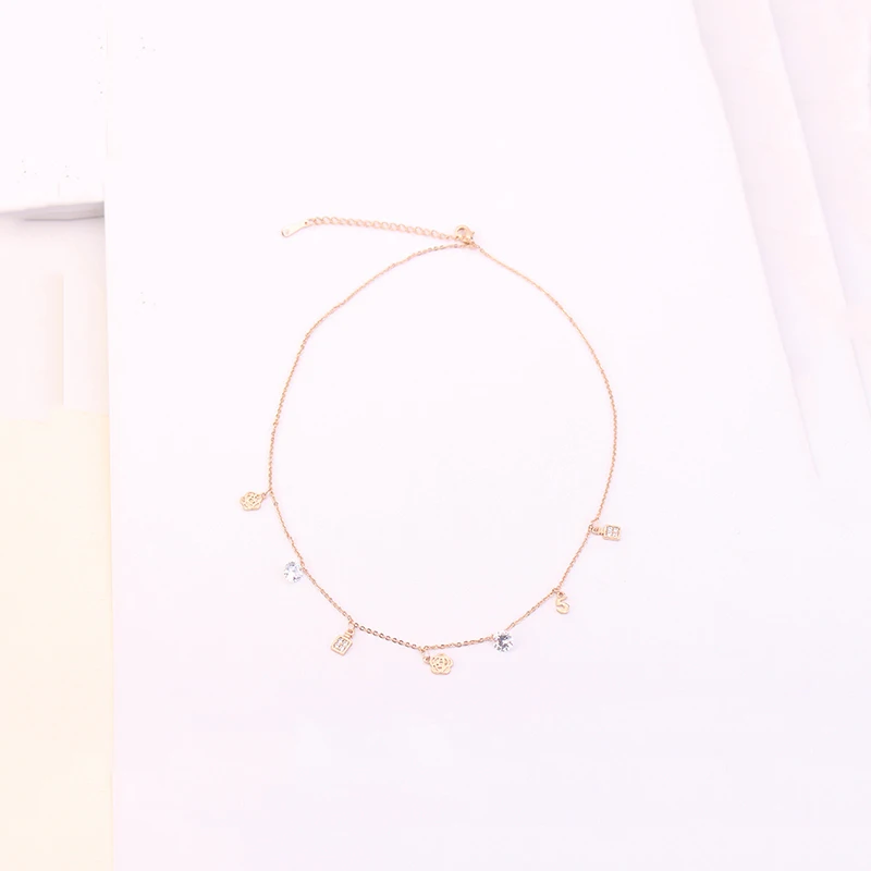 Baffin Boho Women Choker Gold Silver Color Chain Necklace Tassel Beads Collana Kolye Bijoux Collares Mujer Collier Femme | Украшения и
