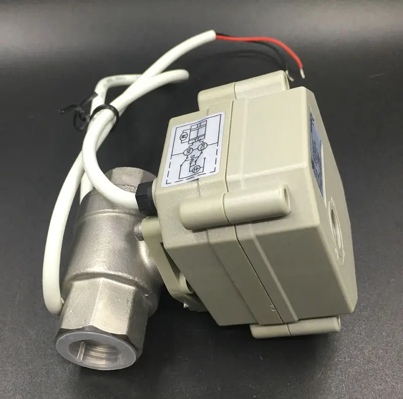 Новый 2 ходовой клапан SS304 1/2 ''DN15 пропорциональный 0 5 В 10 или 4 20 мА проводов для