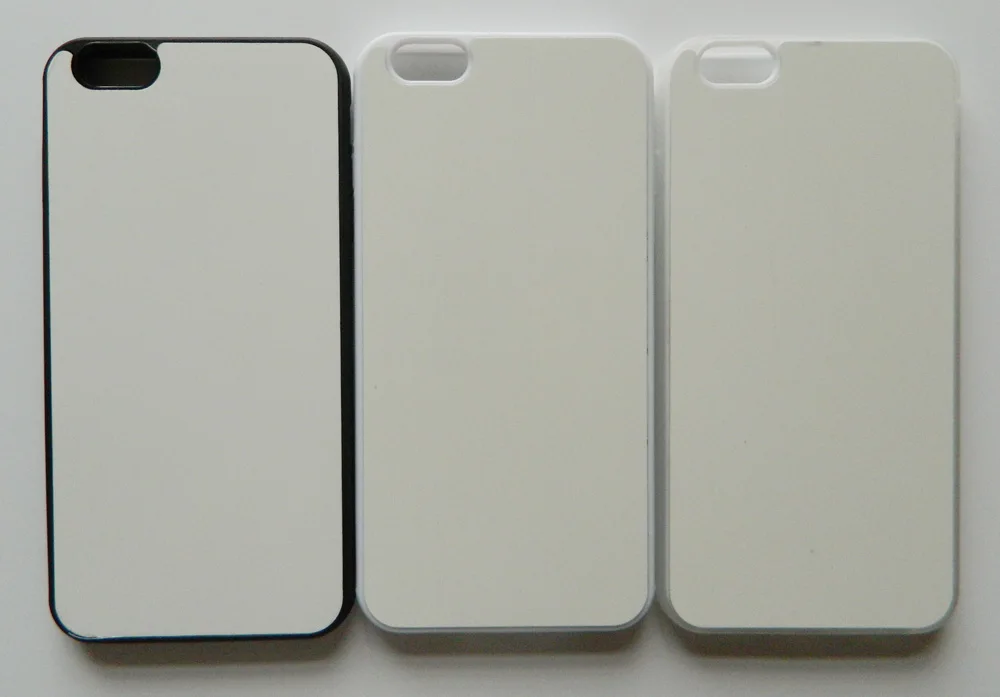 Для iphone 6 plus/6 S plus 2d Резиновый ТПУ + PC сублимационный пустой чехол с печатью