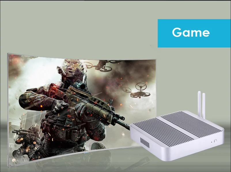 4K HTPC мини ПК Windows 10 Nuc компьютер Barebone мини ПК I5 4200u, i5 5200u, i7 4500u Макс 16G
