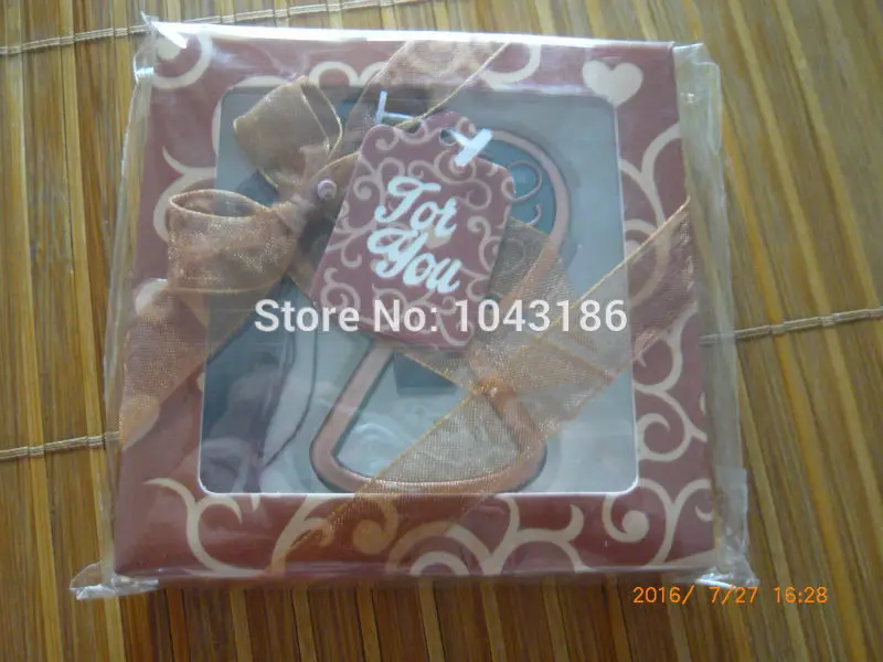 

wedding party favor gifts and giveaways for guests-- Restore ancient with crystal Heart-shaped bottle beer opener 80pcs/lot