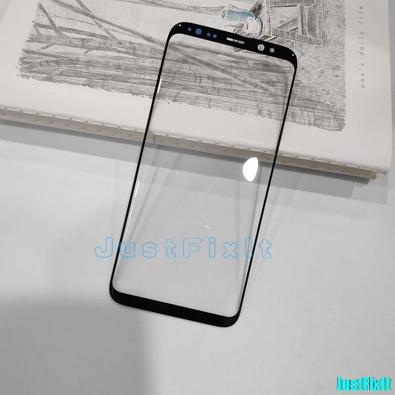 Переднее стекло объектива + наклейки инструменты для Samsung Galaxy S8 G950 G950F экран жк