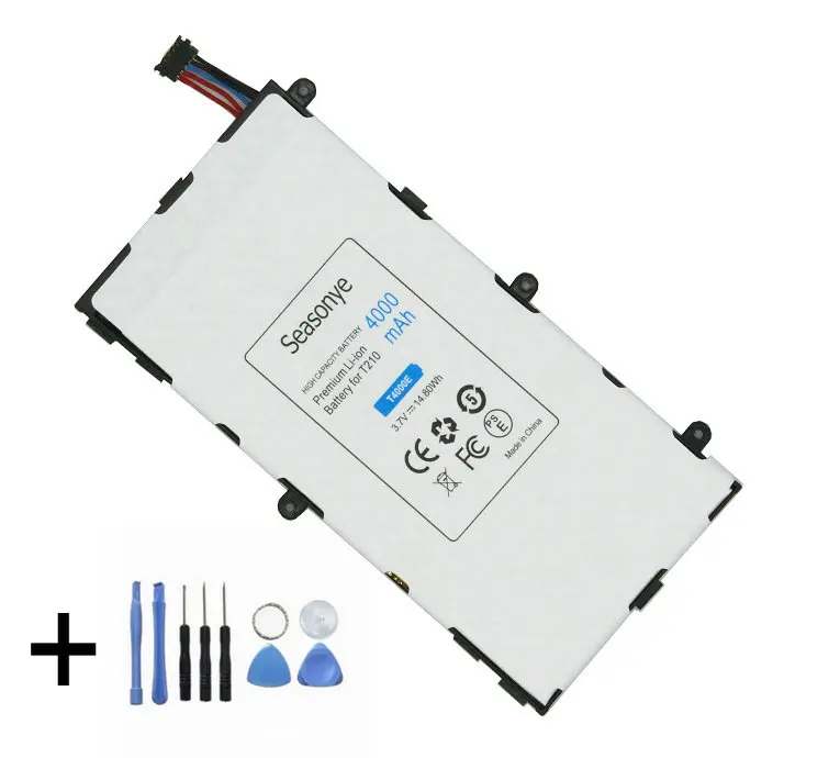 Инструмент для отвертки Seasonye + аккумулятор Tab Samsung Galaxy Tablet 3 7 0 T211 T210 T215 T210R T217A T4000E 4000