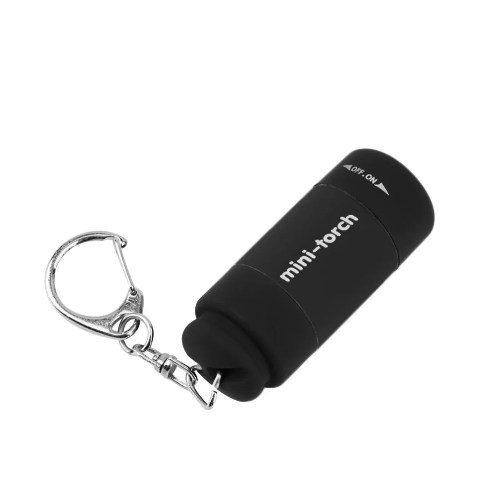 Светодиодный миниатюрный светильник онарик для брелка фонарик с USB подзарядкой