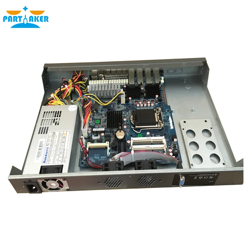 Mikrotik сервер с Intel I3 4160 8G RAM 128G SSD 4 Gigabit Ethernet оптический роутер PARTAKER R20|mikrotik server|mikrotik