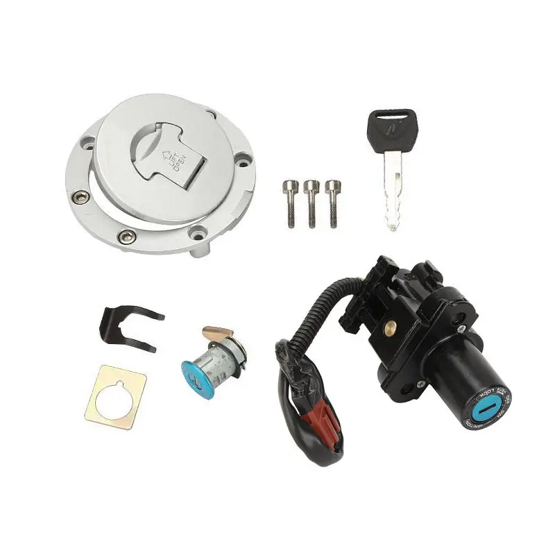 Ключ зажигания мотоцикла + комплект топливной газовой крышки подходит для Honda CBR