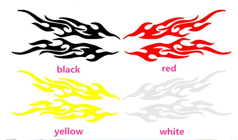 2 шт. новая Автомобильная Стайлинг Авто Наклейка с пламенем для Cadillac srx cts ats escalade