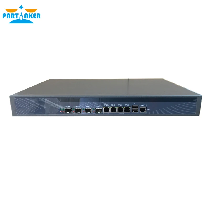 Аппаратный брандмауэр с Intel Z87 I5 4430 4 LAN SPF портами Mikrotik ROS PARTAKER R20 8G RAM 128G