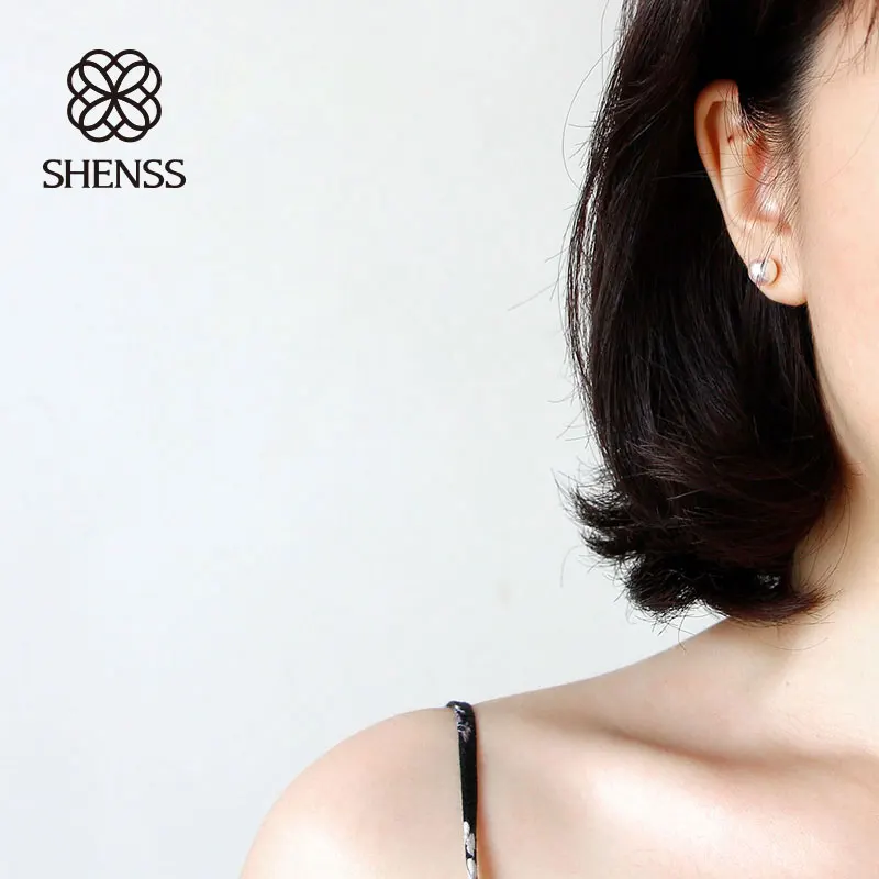 Женские жемчужные серьги SHENSS Akoya оригинальные Элегантные классические