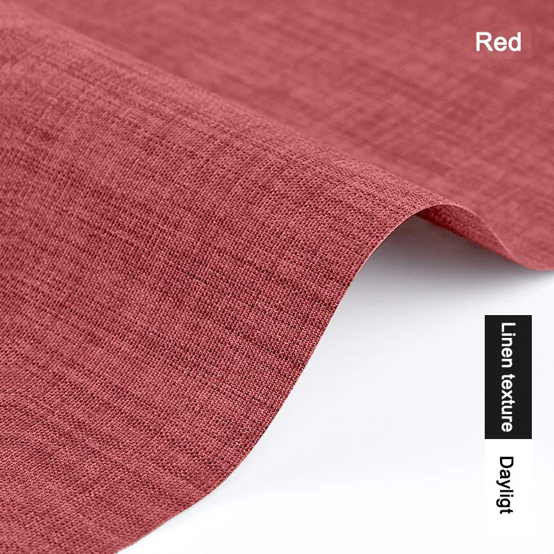 Daylight Red Высокое качество Lelisi ткань затемняющие рулонные шторы для офиса отеля затвор для украшения окна сделано для измерения рулонные шторы - Цвет: Daylight Red