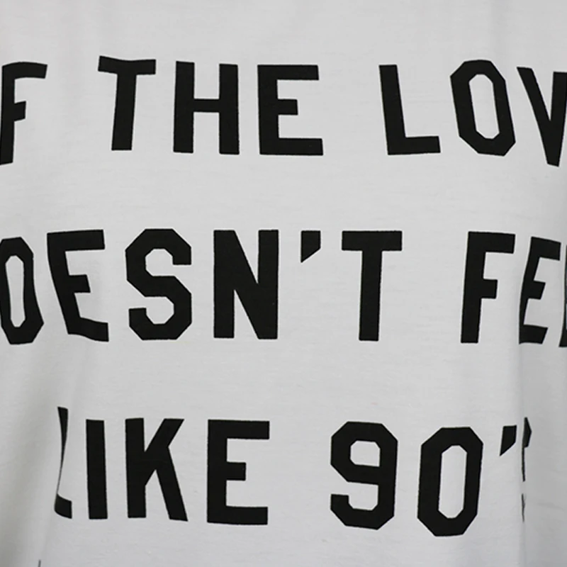 Новинка 4 цвета 8 размеров если любовь не выглядит как 90 лет R &amp B я хочу это письмо