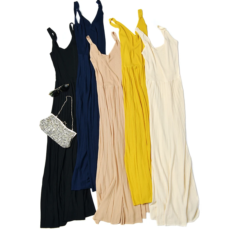 SINGRAIN женское трикотажное платье на бретелях летнее v образный вырез сексуальные