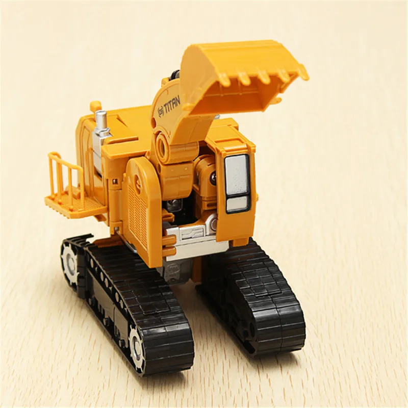 Металлический инженерный грузовик Hercules комбинированный грузовик 13,5x6x7,5 трансформация Mixmaster самосвал скребок крюк бульдозер роботы игрушки