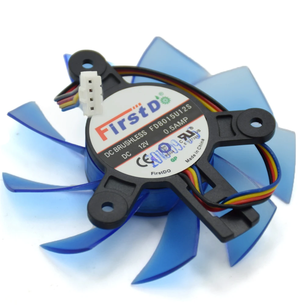 Оригинальный 75 мм FirstD FD8015U12S DC 12 V 0.5AMP 4 провода 4Pin вентилятор охлаждения для его