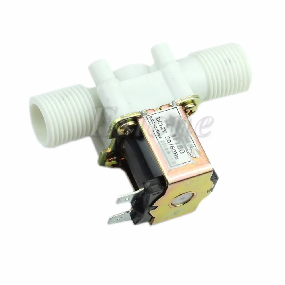 Новый Электрический Соленоидный клапан Магнитный DC 12V N/C переключатель потока