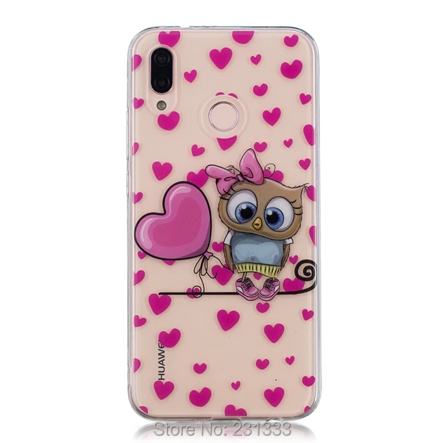 Мягкий чехол IMD из ТПУ с цветочным рисунком для Iphone X XS MAX XR 7 PLUS 6 6S Huawei P Smart Honor 10 Enjoy 7X