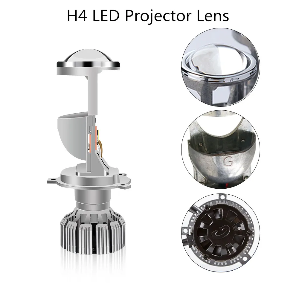 2 шт. 70 Вт G9 светодиодные Лампы Фар H4 LED объектив проектора автоматические лампы